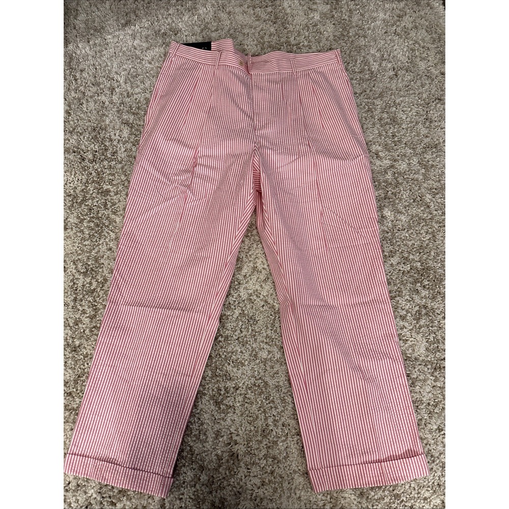 NEW WITH TAGS Tommy Hilfiger Pink And White Striped Dress Pants Size‎ 42X32